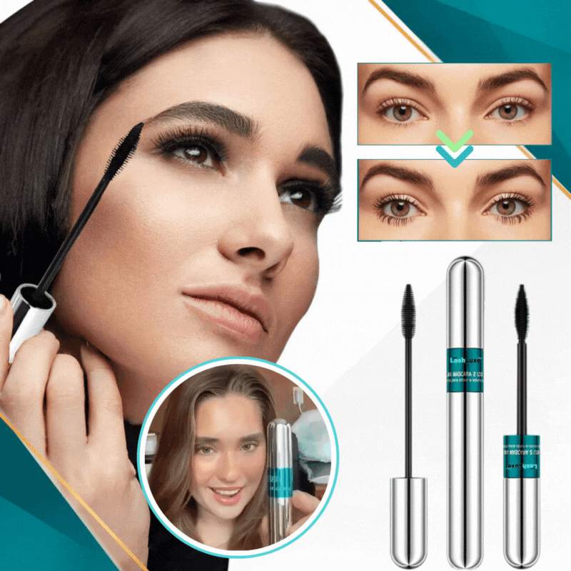 LashLuxe™ 4D Silk Fiber Mascara | Enhance your beauty with beautiful lashes in seconds!